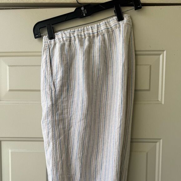J. Jill 100% Linen Striped Pants – Size S - Picture 13 of 15